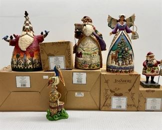 Jim Shore Santas With Animals 