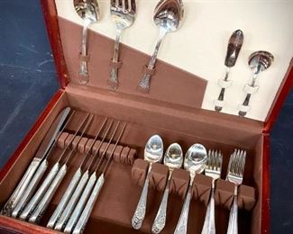 Rare MidCentury WM Rogers Jubilee Silverplate Flatware