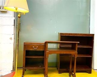 Vtg Rolling Podium, Bookshelf
