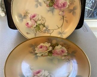 Bavarian Hand Painted Plates
