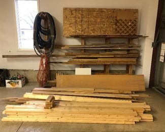 Board feet Lumber, some in slab sizes