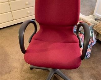 #23	Red Desk Chair 	 $25.00 			
