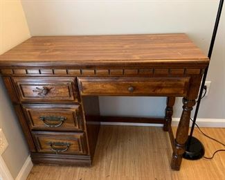 #31	LEA brand 4 drawer knee-hole desk - 40x18x32	 $30.00 			
