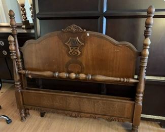 #33	Full Size Headboard/Footboard - no rails   (as is finish)	 $20.00 			

