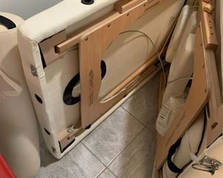 #36	Heavens Choice Massage Table w/linens 	 $100.00 			
