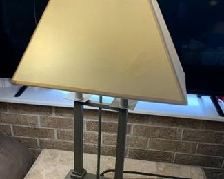#49	Heavy Metal Base Lamp w/Electric Plugs in Base - 28" Tall	 $75.00 			
#50	Heavy Metal Base Lamp w/Electric Plugs in Base - 28" Tall	 $75.00 			
