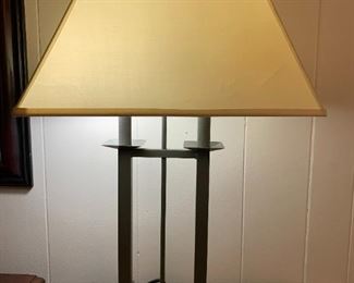 #78	Heavy Metal Lamp w/electric plug in base - 28" Tall  (as is switch)	 $40.00 			
#79	Heavy Metal Lamp w/electric plug in base - 28" Tall	 $75.00 			
