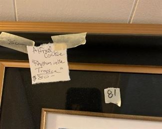 #81	Alfred Cockle Rhythm in the Tropics	 $80.00 			
