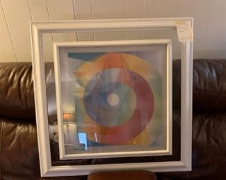 #86	Yaacov Agam "Peace" 2007  signed 76/99  (appr. In 2013 for $6850)	 $1,000.00 			

