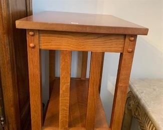 #96	Shaker style Wood End Tables - sold as a set - 14x20x22	 $30.00 			

