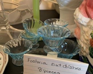 #112	Fostoria Nut Dishes - 8 pcs	 $25.00 			
