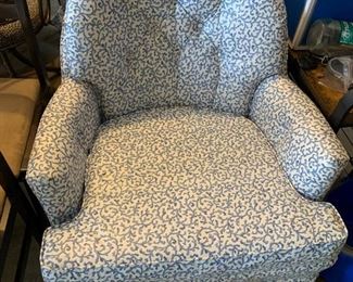 #142	White/Blue Fabric Button Back  Rocker Side Chair 	 $30.00 			
#143	White/Blue Fabric Button Back  Rocker Side Chair 	 $30.00 			
