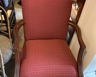 #150	Burgundy Arm Chair	 $75.00 			
