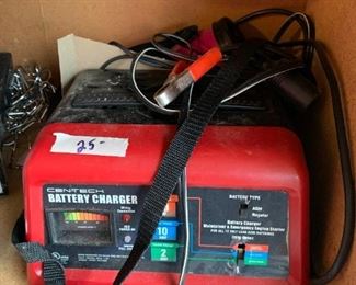 #157	Centech Battery Charger	 $25.00 			
