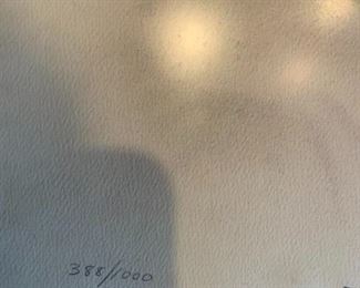 #159	Bear Bryant 1913-1983 Framed Print signed by Peggy Sherry  388/1000	 $75.00 			
