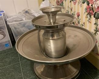 #164	Stainless Steel Punch Fountain - 22x19	 $60.00 			
