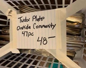 #176	Oneida Tucker Plate Set - 47 pcs	 $48.00 			

