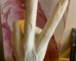 #178	Hand peace sign - looks real	 $25.00 			
