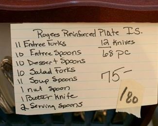 #180	Rogers - Reinforcement Plated - 68 pcs	 $75.00 			
