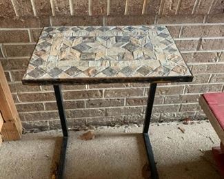 #201	Metal and Tile Chair Table 	 $40.00 			
