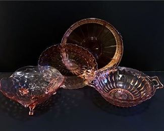 HazelAtlas  Jeanette Glass Collection 