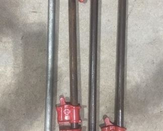 4 26in Pipe Bar Clamps