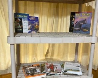 5 Tier Shelf Unit Black Decker Electrical Handbook Fly Fishing Know How Books  Periodicals