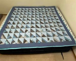 Blue Quilt Of Valor 71 x 59in
