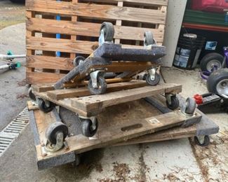 Five Haulmaster Furniture Moving Dollies