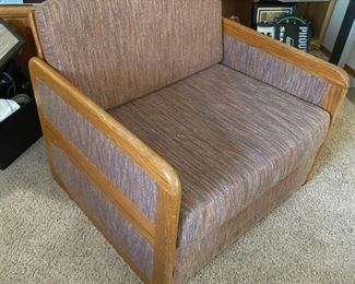 Oak HideABed Chair