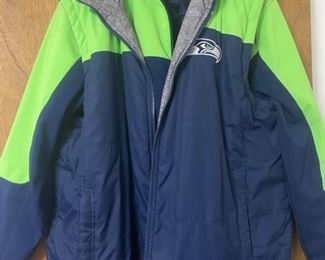 Official NFL Gear Seahawks Coat Mens Large