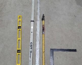 Purdy 48 Extension Pole 4 Polystyrene Foot Telescoping Rod Mayes 8 Measuring Plate