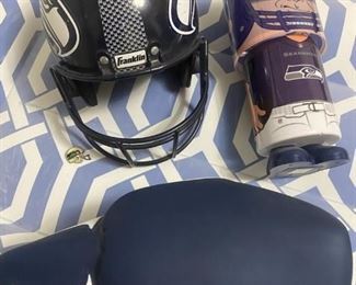 Seahawk Helmet Foam Hat and Pin
