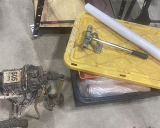 Wagner 505 Airless Paint Sprayer Tyvek House Wrap Linoleum Roller and Painting Supplies