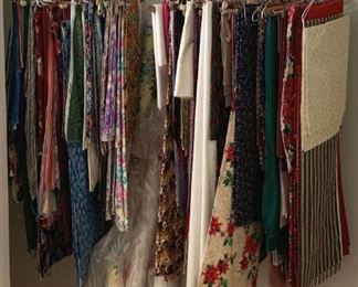 Fabric in Rolls and Hanging