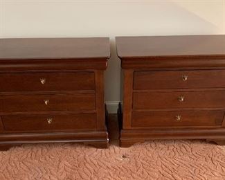 Two Cherry Side Tables