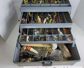 6 Plano top access tackle box, contents included