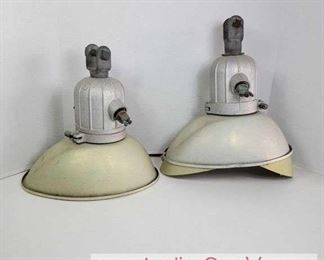 27 Industrial light fixtures. Admirals Hat Design