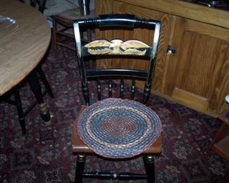 DETAIL OF HITCHCOCK CHAIR