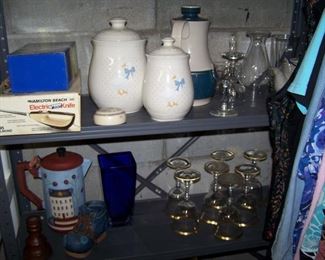 GLASSWARE & OTHER SMALLS