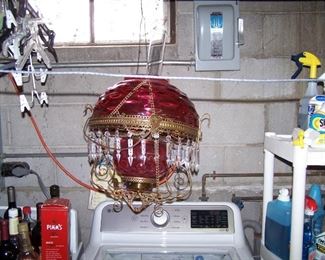 CRANBERRY HANGING LAMP