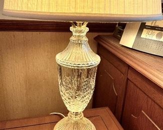 Pair of Crystal Lamps