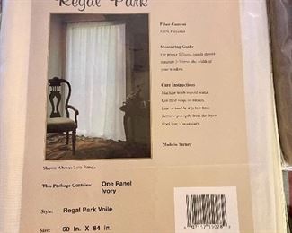 Curtains in Package not used