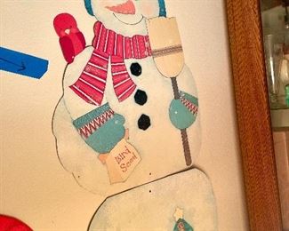 Vintage Christmas Wall Hangings 