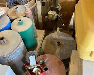 Large Quantity Of Concrete Core Drill Bits, Core Drill and Stand Basically Buy this Set and Your in Business.  