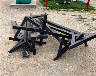 Steel Post With Angle Iron Brackets Buy 1 Or Buy Them All. 