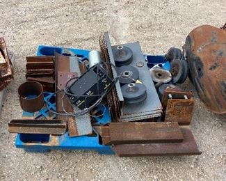 Misc. Steel C Channel, Pipe, Brackets, Stair Treads, Buy Some or But It All. 