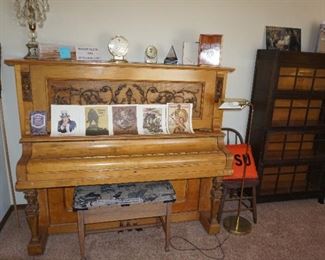 Beautiful carved piano