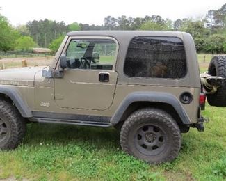 2006 Jeep Wrangler Rubicon - 142635 Miles  - 5 Speed Manual - Wench - Spare - Jack - Hardtop w/ Soft top 