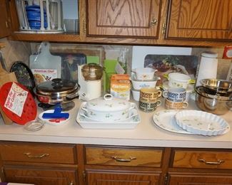 Corning Ware, casseroles, kitchen ware